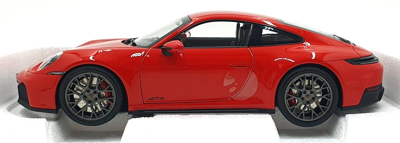 Norev 1/18 Scale 187171 - 2024 Porsche 911 Carrera 4 GTS - Guards Red