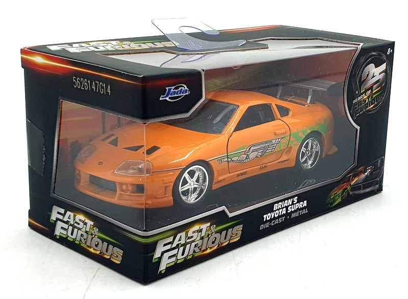 Jada 1/32 Scale 97345 - Fast and Furious Brian's Toyota Supra - Orange