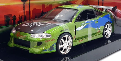 Jada 1/24 Scale 36817 - Brian's Mitsubishi Eclipse - Met Green/Blue