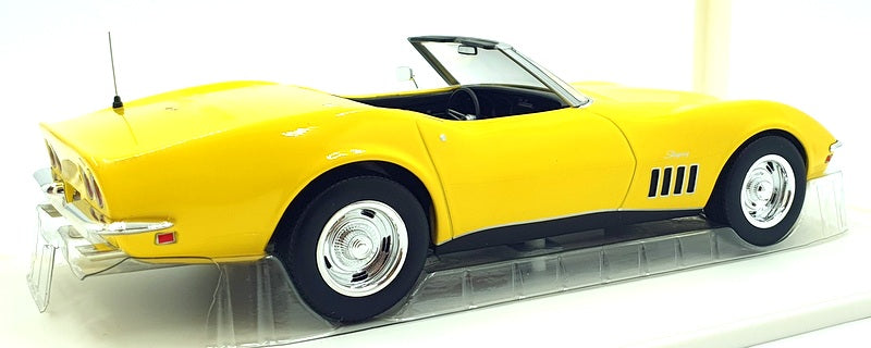 Norev 1/18 Scale 189039 - 1969 Chevrolet Corvette Cabriolet - Daytona Yellow