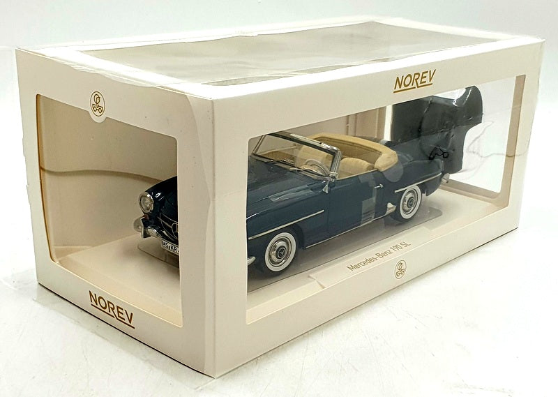 Norev 1/18 Scale 183403 - 1957 Mercedes 190 SL - Middle Blue