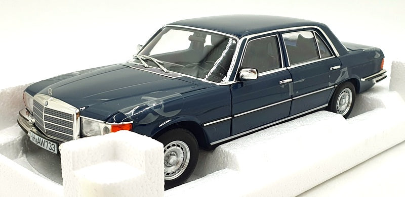 Norev 1/18 Scale 183976 - 1979 Mercedes 350 SEL - Hansa Blue