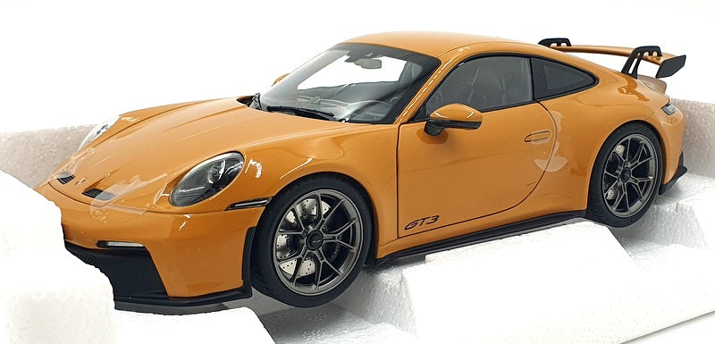 Norev 1/18 Scale 187387 - 2021 Porsche 911 GT3 - Bahama Yellow