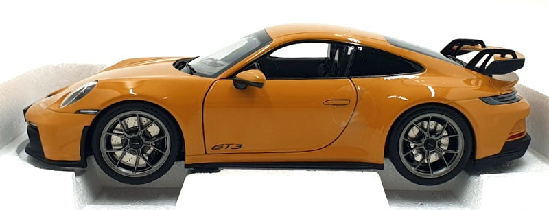 Norev 1/18 Scale 187387 - 2021 Porsche 911 GT3 - Bahama Yellow