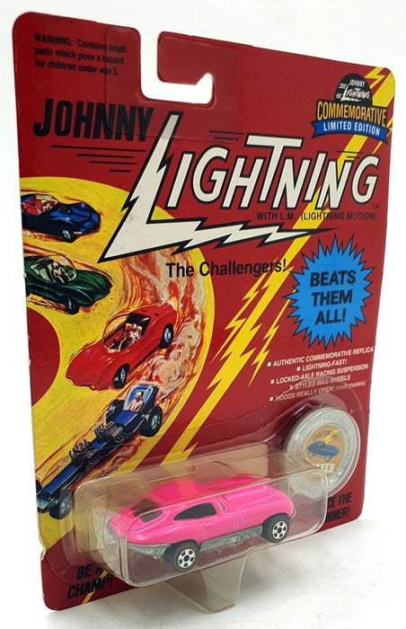 Johnny Lightning 1/64 Scale 100-120 - The Challengers Custom XKE - B. Pink