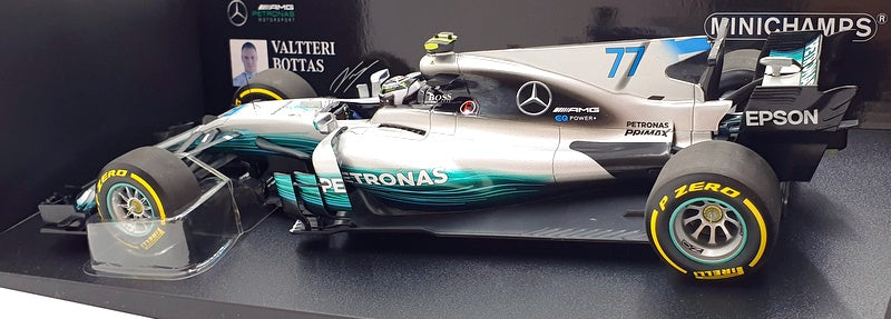 Minichamps 1/18 Scale 110 170007 - 2017 Mercedes AMG Petronas #77 - Bottas