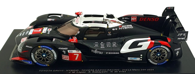 Spark 1/18 Scale Resin 18S644 - Toyota GR010 Hybrid #7 Gazoo 2nd LM 24H 2024