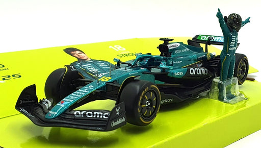 Burago 1/24 Scale Diecast 18-28071 - Aston Martin AMR25 F1 2025 #18 Stroll