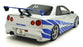 Kyosho 1/18 Scale KSR12007A - Nissan Skyline GT-R (BNR34) Fast and Furious