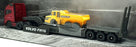 Maisto 11681 - Volvo FH16 Big Hauler with Dump Truck - Met. Red/Yellow