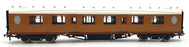 Bachmann OO Gauge (1/76) 34-485 Thompson 1st Class Corridor LNER Teak Coach