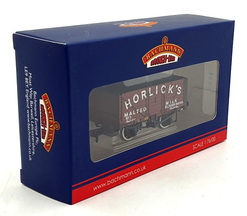 Bachmann OO Gauge 37-2016K 7 Plank End Door Wagon Horlicks Red Oxide Exclusive