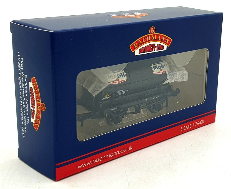 Bachmann OO Gauge 37-675B - 14 Ton Tank Wagon Mobil Black - Weathered