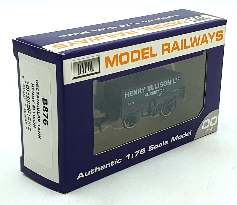 Dapol OO Gauge (1/76) B876 - Rectangular Tanker Henry Ellison - Black