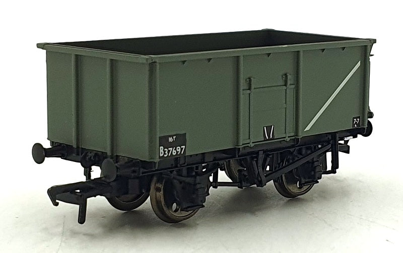 Bachmann OO Gauge 37-250G - 16T Steel Mineral Wagon BR Grey