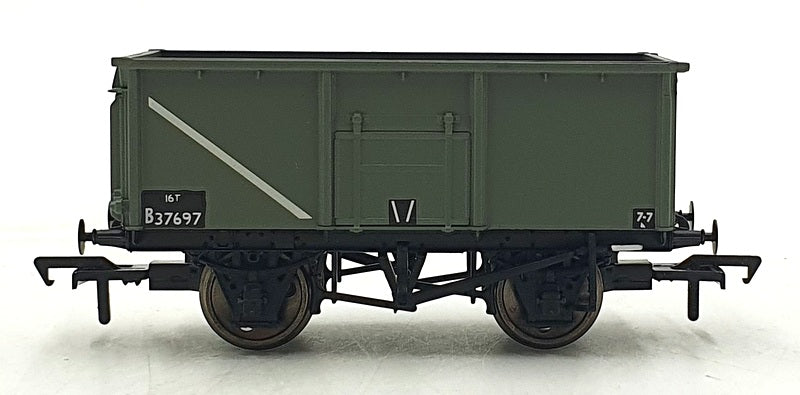 Bachmann OO Gauge 37-250G - 16T Steel Mineral Wagon BR Grey