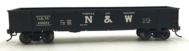 Bachmann HO Gauge 17242 - 40' Gondola Norfolk & Western