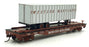 Bachmann HO (1/87) Scale 16706 - Flat Car w/Piggy Back Trailer Western Maryland