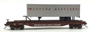 Bachmann HO (1/87) Scale 16706 - Flat Car w/Piggy Back Trailer Western Maryland