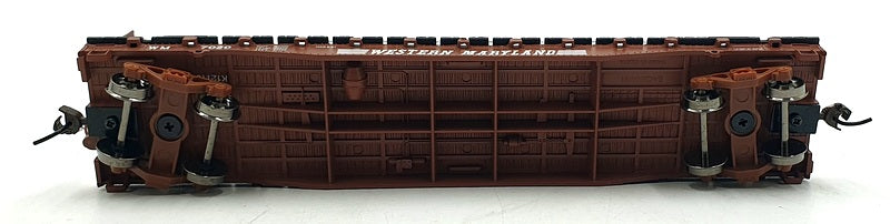 Bachmann HO (1/87) Scale 16706 - Flat Car w/Piggy Back Trailer Western Maryland