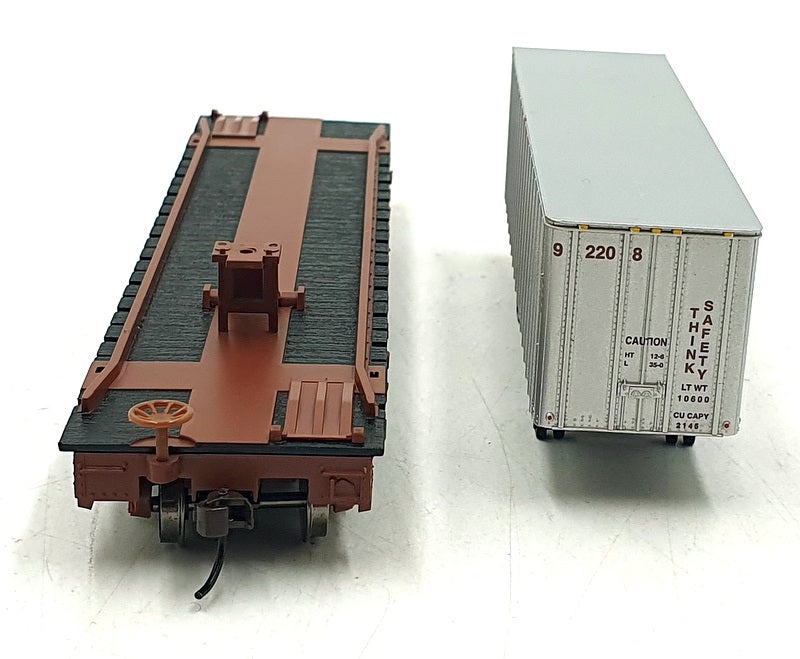 Bachmann HO (1/87) Scale 16706 - Flat Car w/Piggy Back Trailer Western Maryland