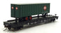 Bachmann HO (1/87) Scale 16702 - Flat Car w/Piggy Back Trailer B&O REA