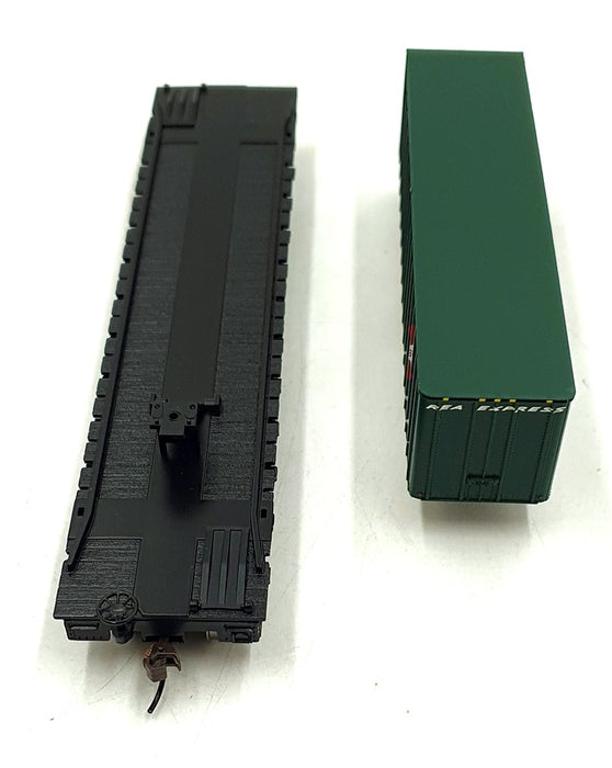 Bachmann HO (1/87) Scale 16702 - Flat Car w/Piggy Back Trailer B&O REA