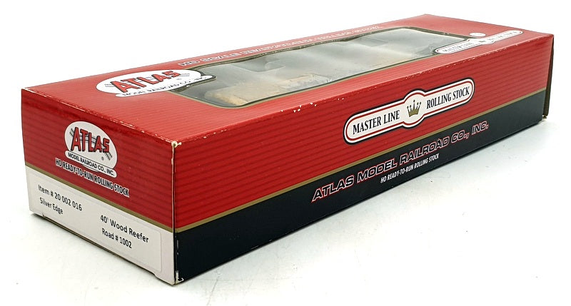 Atlas HO (1/87) Scale 20 001 016 - '40 Wood Reefer Road #1002 Silver Edge