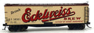 Bachmann HO (1/87) Scale 20 001 470 - 40' Wood Reefer Edelweiss Beer #18301