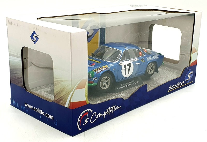 Solido 1/18 Scale S1804206 - Alpine A110 1600S #17 Monte Carlo 1972