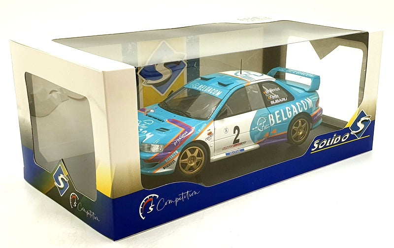 Solido 1/18 Scale S1807411 - Subaru Impreza S5 WRC Belgium Ypres W Rally 1998