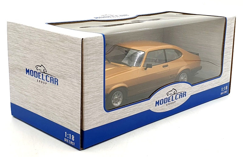 Model Car Group 1/18 Scale Diecast MCG18399 - Ford Capri MKIII - Gold