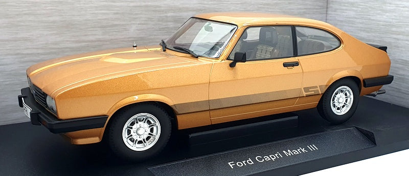 Model Car Group 1/18 Scale Diecast MCG18399 - Ford Capri MKIII - Gold