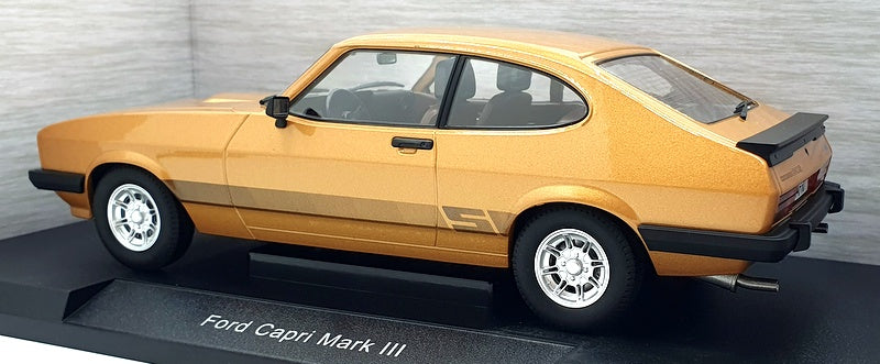 Model Car Group 1/18 Scale Diecast MCG18399 - Ford Capri MKIII - Gold