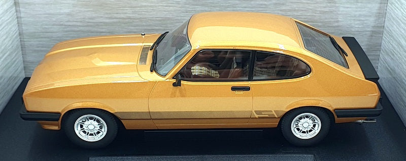 Model Car Group 1/18 Scale Diecast MCG18399 - Ford Capri MKIII - Gold