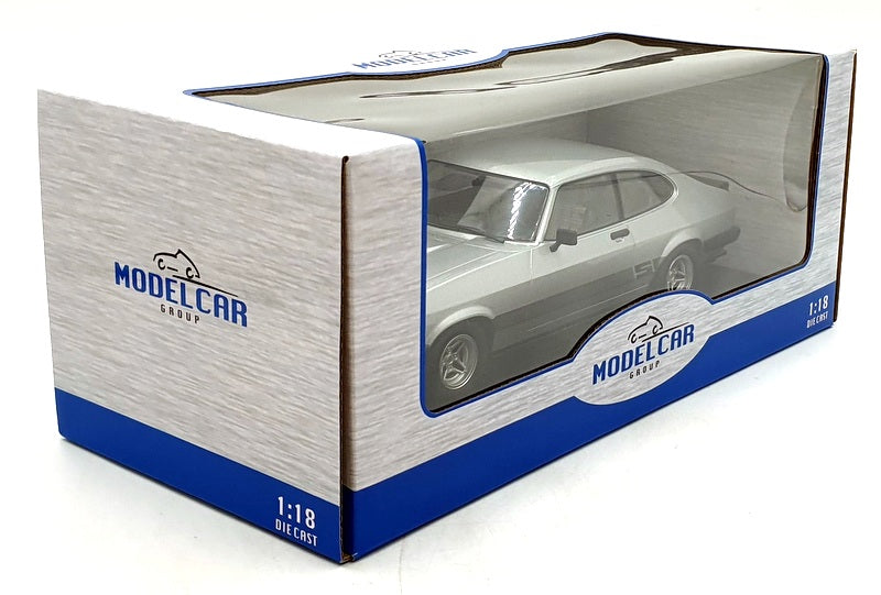 Model Car Group 1/18 Scale Diecast MCG18398 - Ford Capri Mark III LHD - Silver