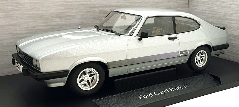 Model Car Group 1/18 Scale Diecast MCG18398 - Ford Capri Mark III LHD - Silver