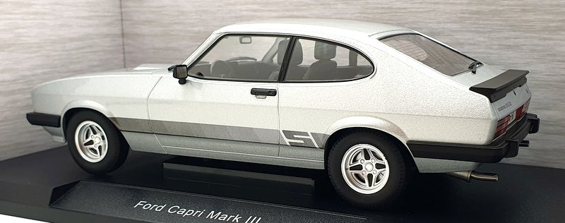 Model Car Group 1/18 Scale Diecast MCG18398 - Ford Capri Mark III LHD - Silver