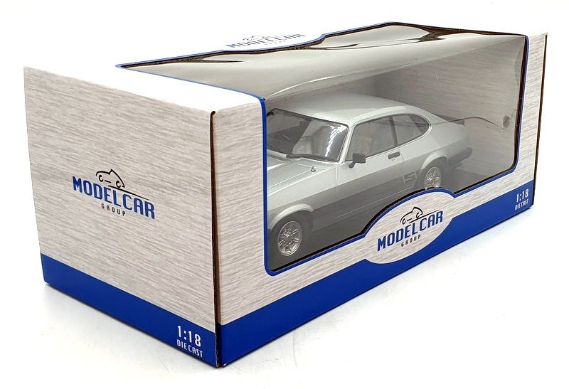 Model Car Group 1/18 Scale Diecast MCG18797 - Ford Capri Mark III RHD - Silver