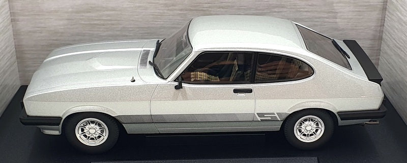Model Car Group 1/18 Scale Diecast MCG18797 - Ford Capri Mark III RHD - Silver