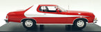 Model Car Group 1/18 Scale Diecast MCG18005 - 1975 Ford Gran Torino - Red/White