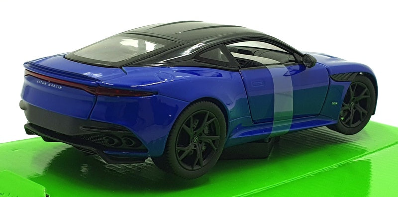 Welly NEX 1/24 Scale Diecast 24131W-T.RD - Aston Martin DBS - Met. Blue