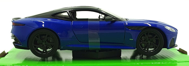 Welly NEX 1/24 Scale Diecast 24131W-T.RD - Aston Martin DBS - Met. Blue