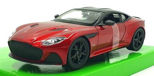 Welly NEX 1/24 Scale Diecast 24131W-TRD - Aston Martin DBS - Met. Red