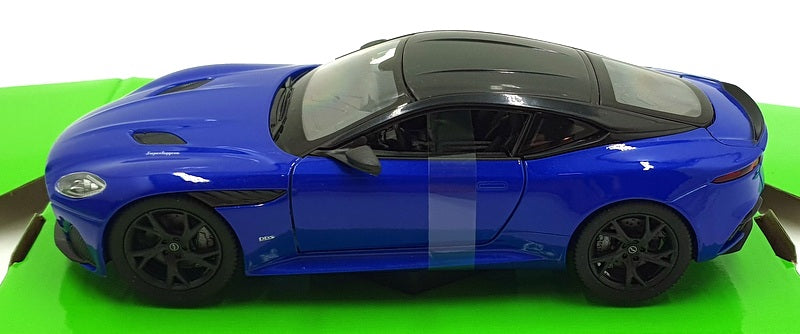 Welly NEX 1/24 Scale Diecast 24131W-MBU - Aston Martin DBS - Met. Blue
