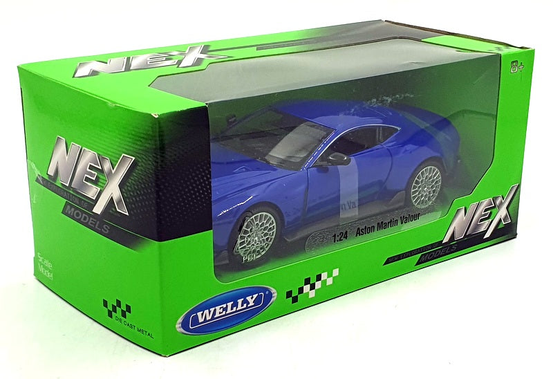 Welly NEX 1/24 Scale Diecast 24130W-MBU - Aston Martin Valour - Met. Blue