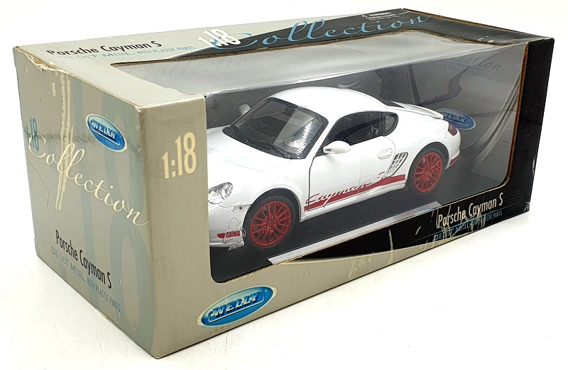 Welly NEX 1/18 Scale Diecast 75952 - Porsche Cayman S - White
