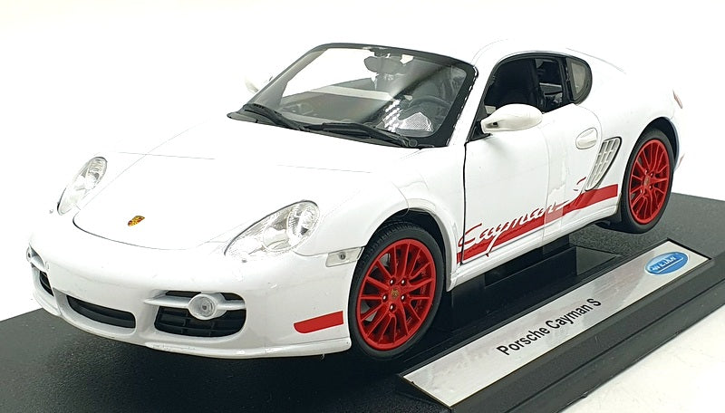 Welly NEX 1/18 Scale Diecast 75952 - Porsche Cayman S - White