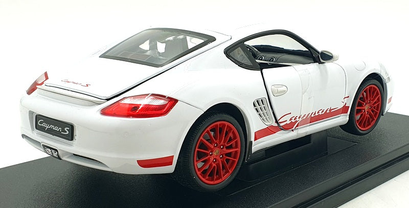 Welly NEX 1/18 Scale Diecast 75952 - Porsche Cayman S - White