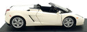 Maisto 1/18 Scale Diecast 31136 - Lamborghini Gallardo Spyder - White